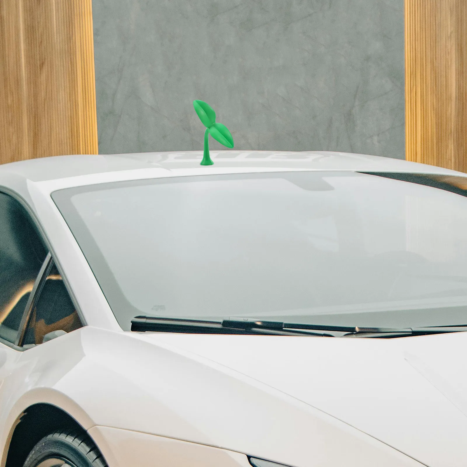 3Pcs Bean Sprout Car Roof Decoration Cute Realistic 3D Sticker for Automotive Exterior Stylish Eye Catching Car Accessories Roof