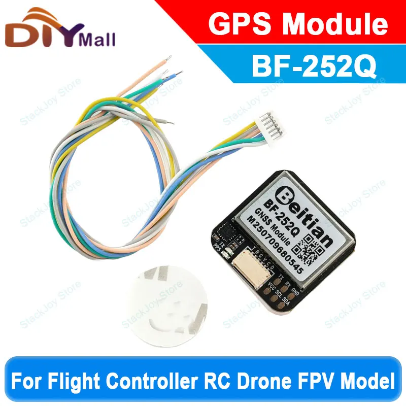 

Beitian BF-252Q GPS Module Antenna Module GNSS For RC Drone FPV Model Flight Controller Aircraft Fixed Wing Tracking