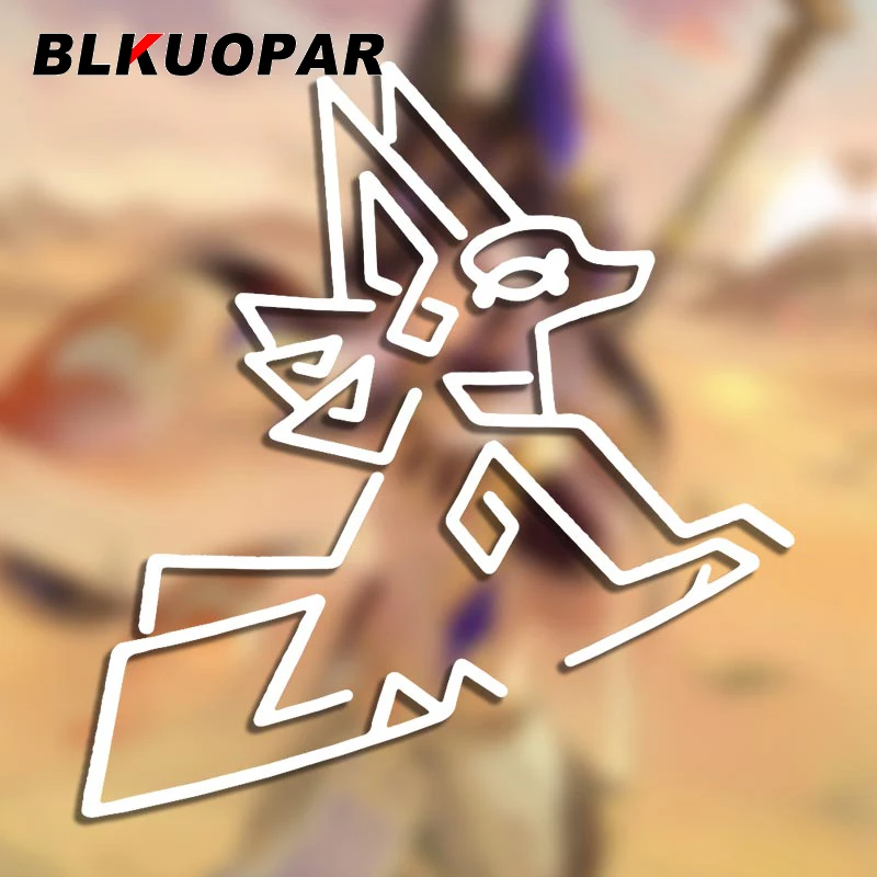 

BLKUOPAR Cyno Genshin Impact Game автомобильные наклейки индивидуальная наклейка для видеоигр кондиционер багажник доска для серфинга защита двери автомобиля