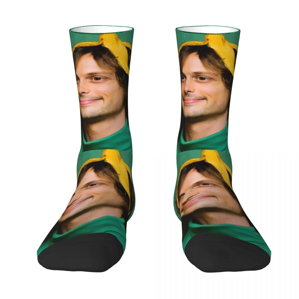 

Spencer Reid From Criminal Mind Socks Harajuku Super Soft Stockings All Season Long Socks Accessories for Man's Woman's