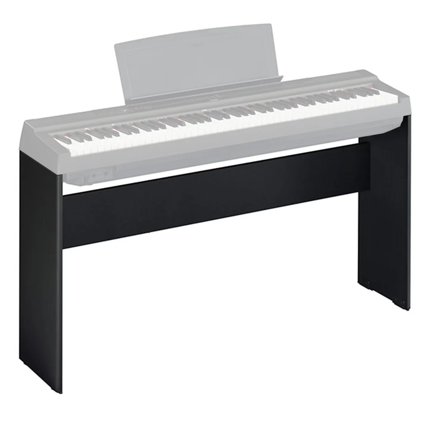 Yamaha L-125B Original Wooden Stand for P125 Digital Piano, Black view 2