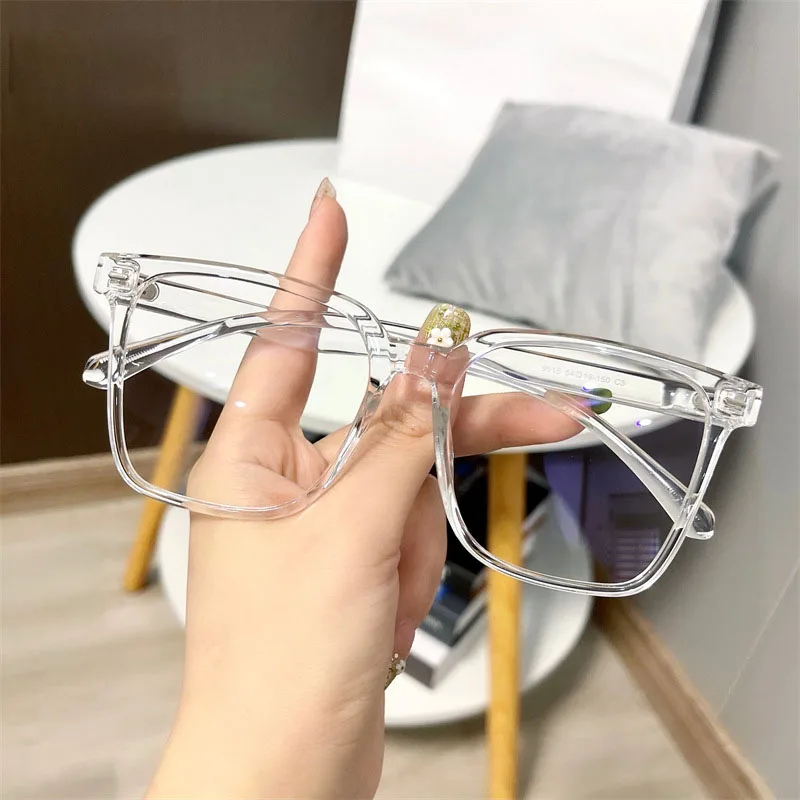 Square Shape Men\'s Glasses Frame TR90 Material New Style Glasses Women Blue Light Blocking Eyeglass Frame for Women