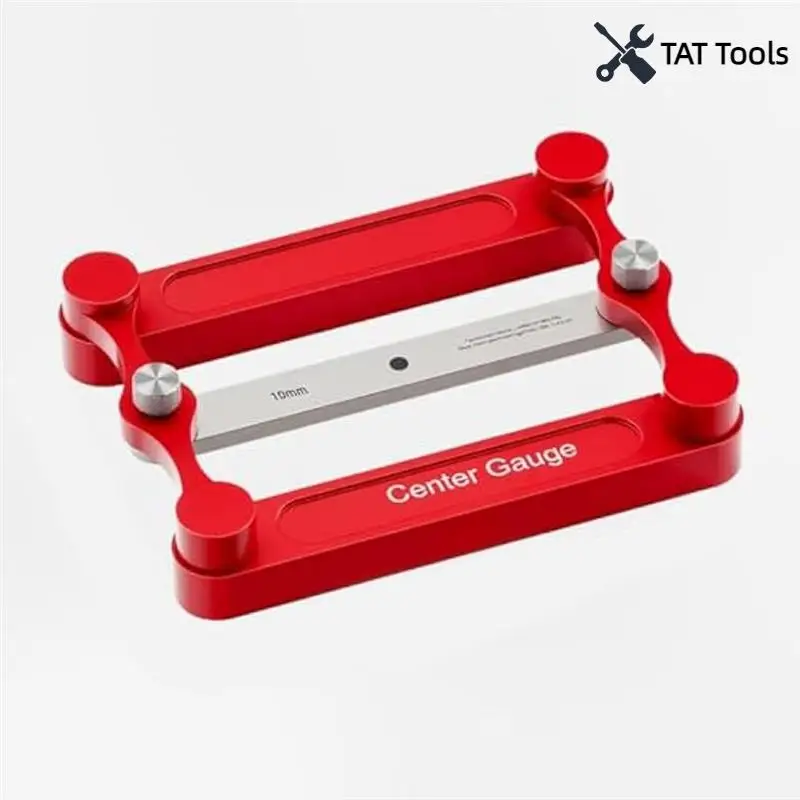 

Stainless Steel Center Gauge & Doweling Jig Kit, Self-Centering Doweling Drill Kit With Metric & Inch Guides+Center Gaug