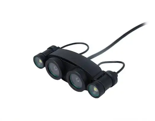 ROV new high-definition USB2 camera underwater robot ROV vision binocular ranging algorithm with lights for seawater