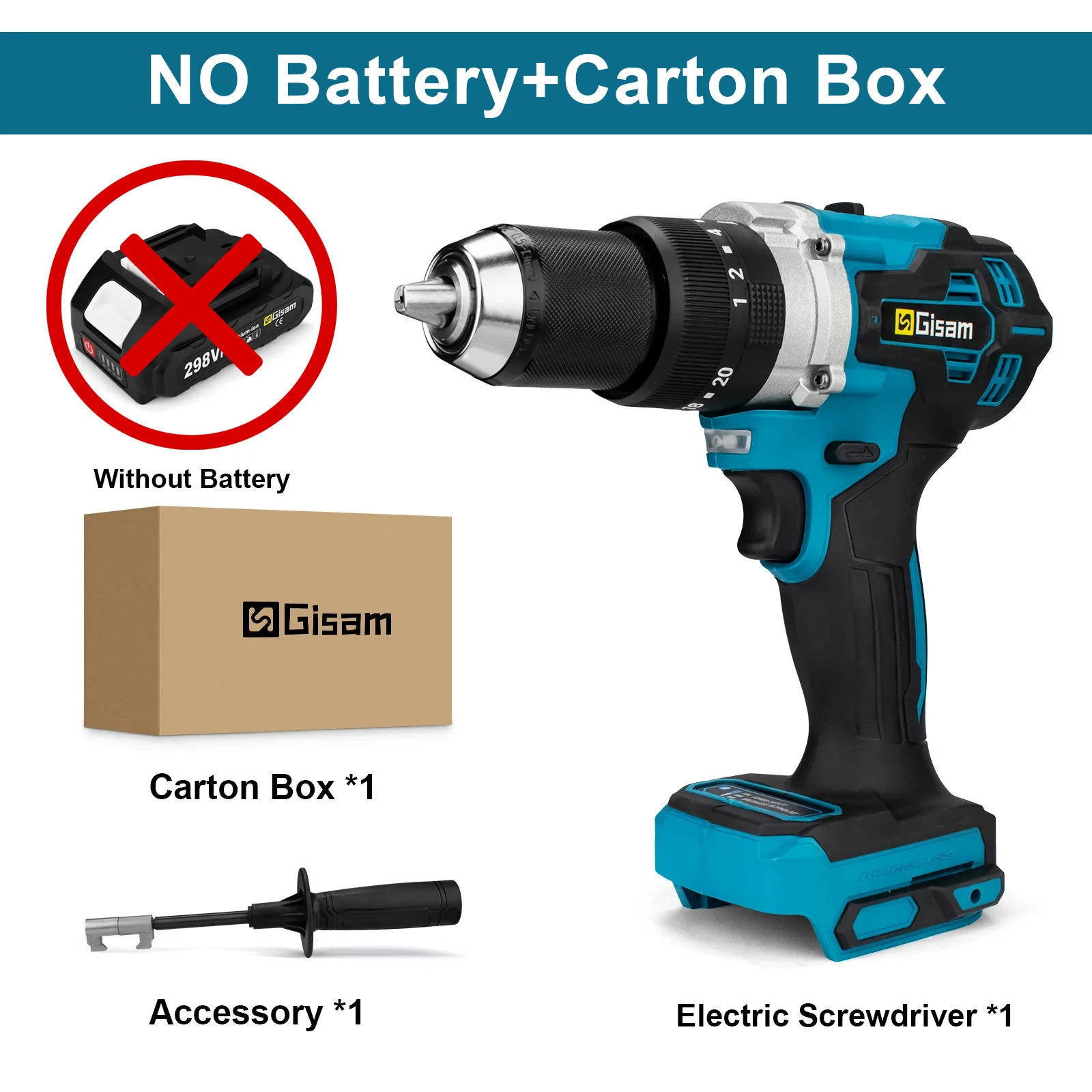 G nto 650NM 13 MM Borstelloze Elektrische Boor 20 + 3 Koppel Draadloze Klopboormachine Elektrische Schroevendraaier Voor Makita 18 V Batterij Pin