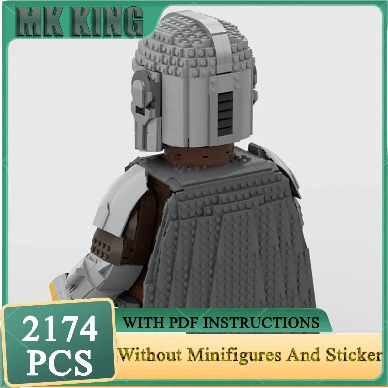 

Star Movie Moc Building Bricks Megafigure Model Head Helmet Technology Blocks Classic Movie Scenes Toy DIY Set Assembly Gifts