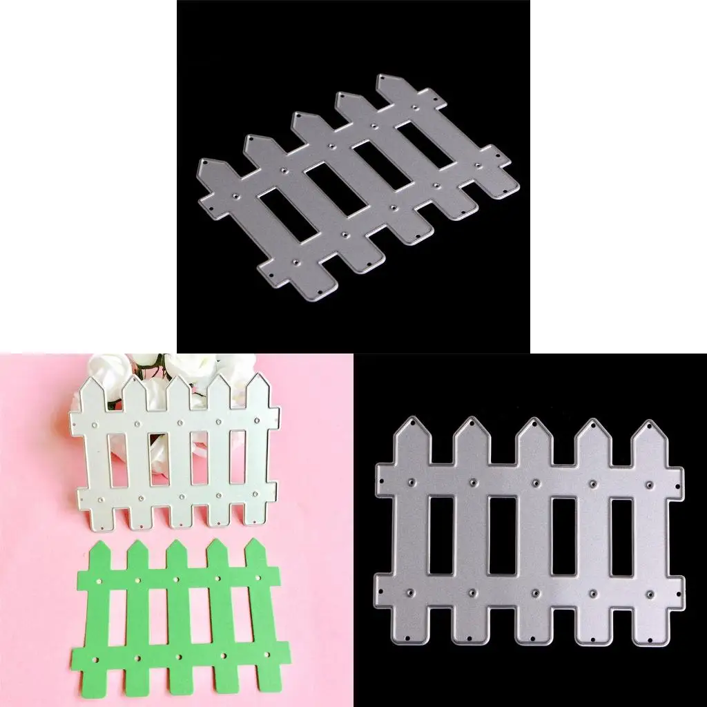 Fence Cutting Dies Stencils Scrapbook Album Embossing Paper Card DIY Craft Decor