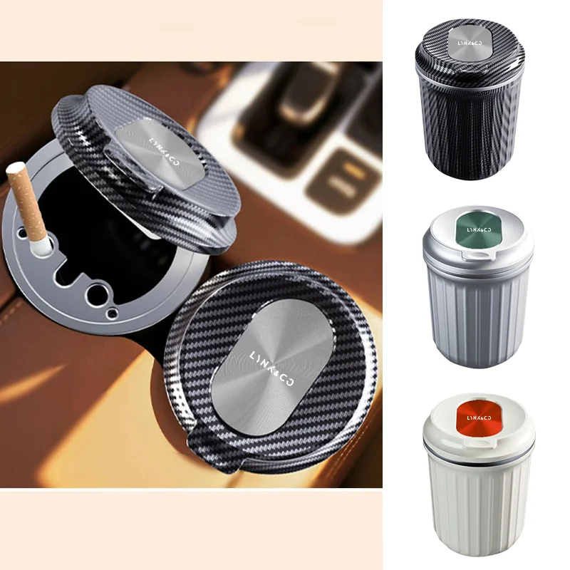

Car LED Ashtray Cigarette Ash Holder Interior Accessories For LYNKCO 06 03 05 08 09 01 02 Hatchback BX11 EX11 ZERO LYNK