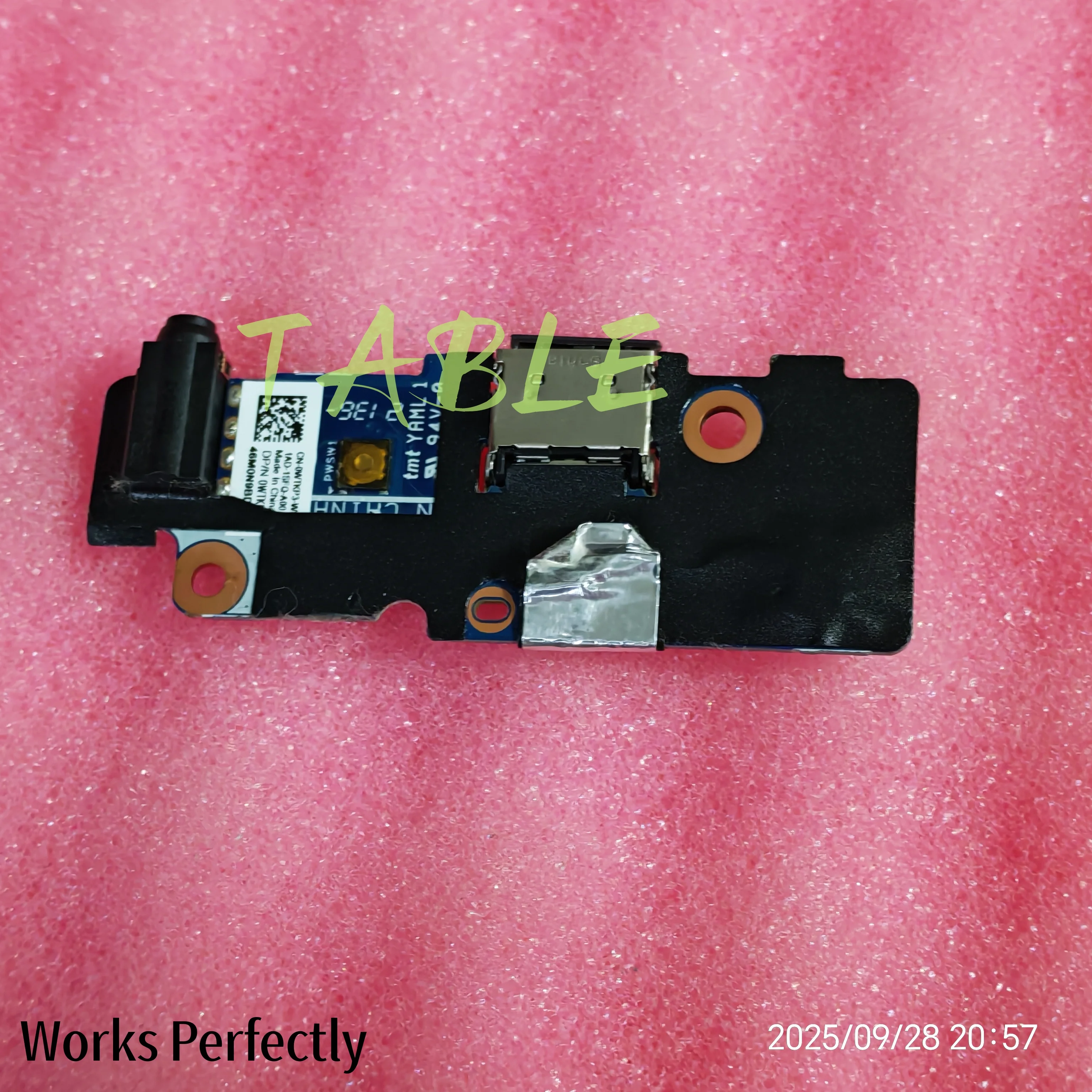 

FOR Dell Inspiron 5310 V5310 19B74-1 CN-0WTKP3 0WTKP3 WTKP3 USB Switch Board