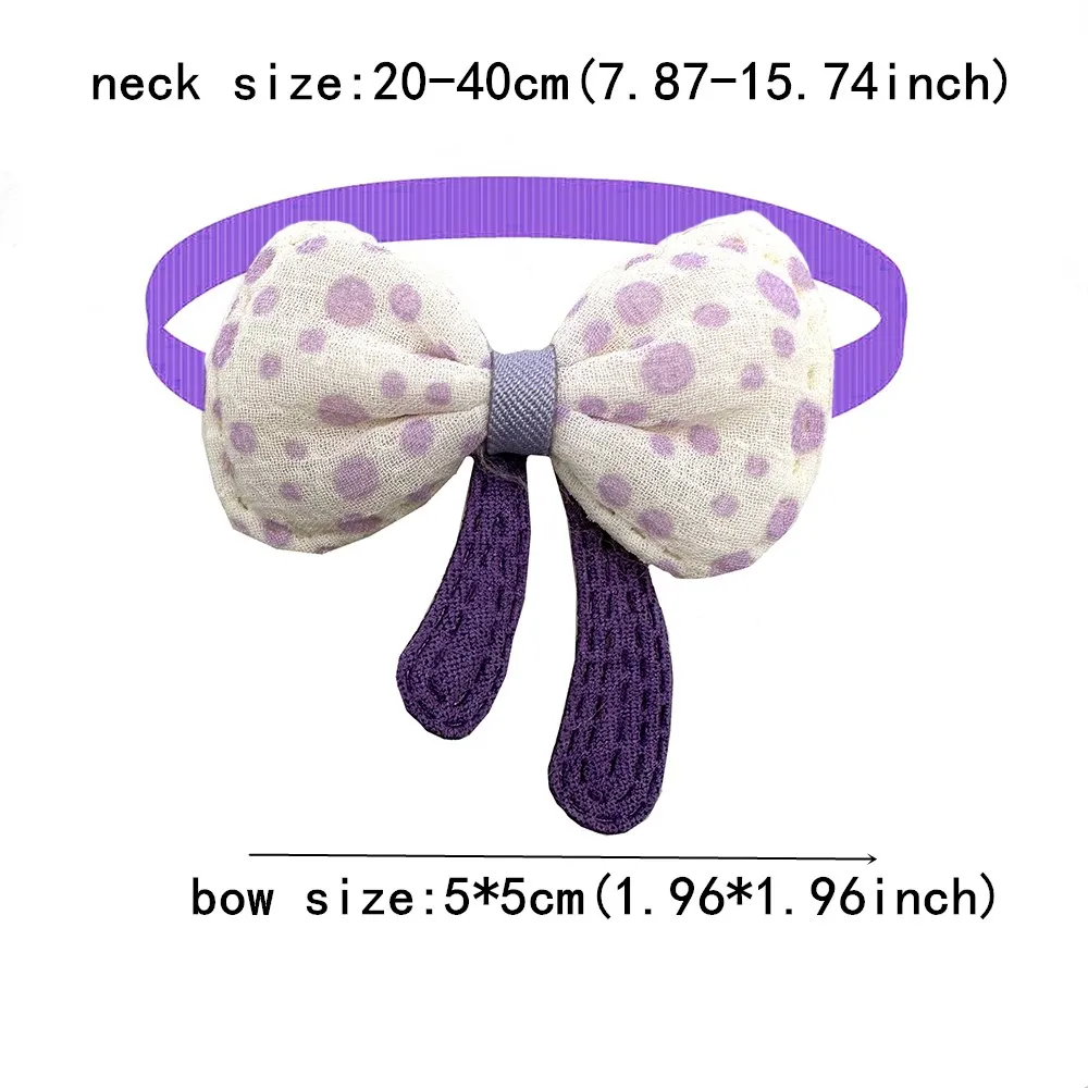 50pcs Fashion Small Dog Puppy Cat Bowties Cute Pet Bowknot Collar Dog Grooming for Small Dogs Pets Grooming Accessories