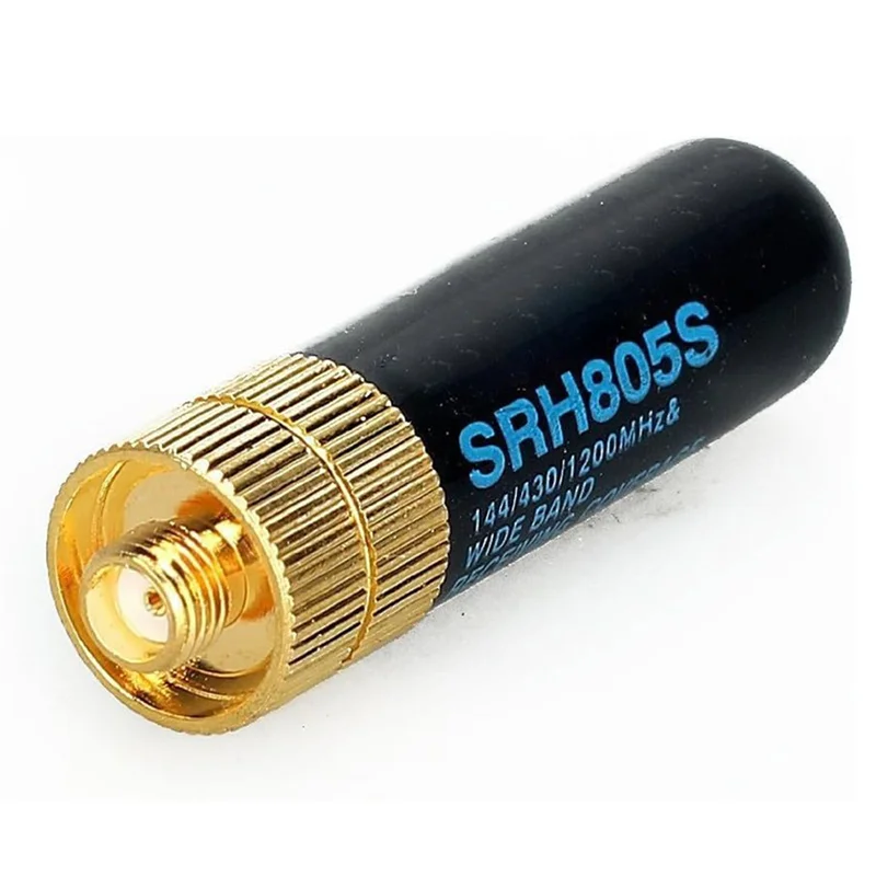 Antenne double bande femelle ABRB-4Pcs SRH805S SMA-F pour Radio GT-3 UV-5R BF-888S