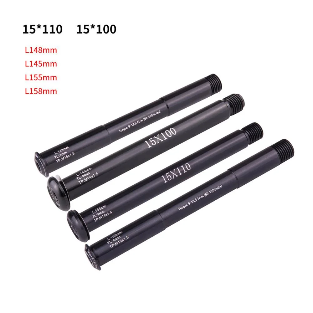 MTB Thru Axle Road Bike Shaft Front Rear Skewers 12mm 15mm Wheel Axis Hub X-12 Shaft 15x100 12x142 12x100 12x148 15x110