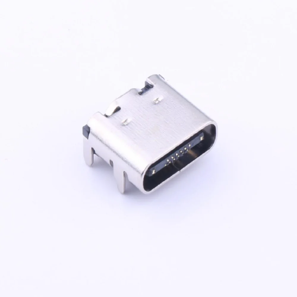 10 pçs/lote original novo TYPE-C 16pin 2md (073) conector usb tipo-c assento fêmea coluna de posicionamento de fita horizontal