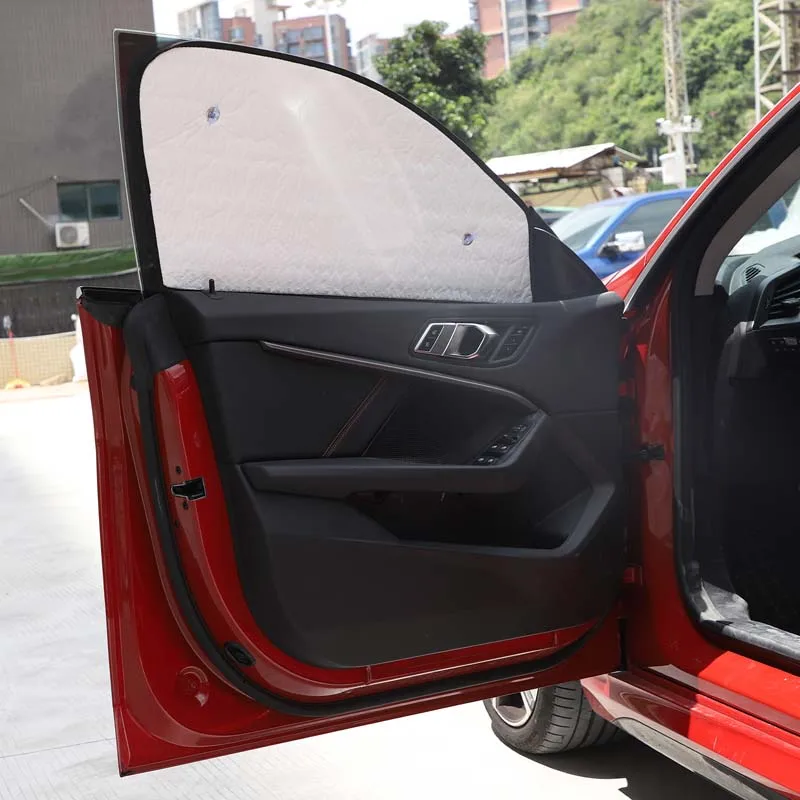 لسيارات BMW 2 Series F44 20-23 الألومنيوم احباط سيارة واقية من الشمس الزجاج الأمامي زجاج النافذة الكاملة حماية من الشمس المظلة اكسسوارات السيارات