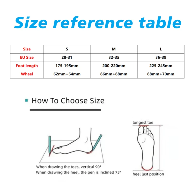 Роликовые коньки Роликовые коньки Фигурные коньки с тормозным замком Регулируемый размер Съемный моющийся алюминиевый держатель ножа Зеленый Розовый