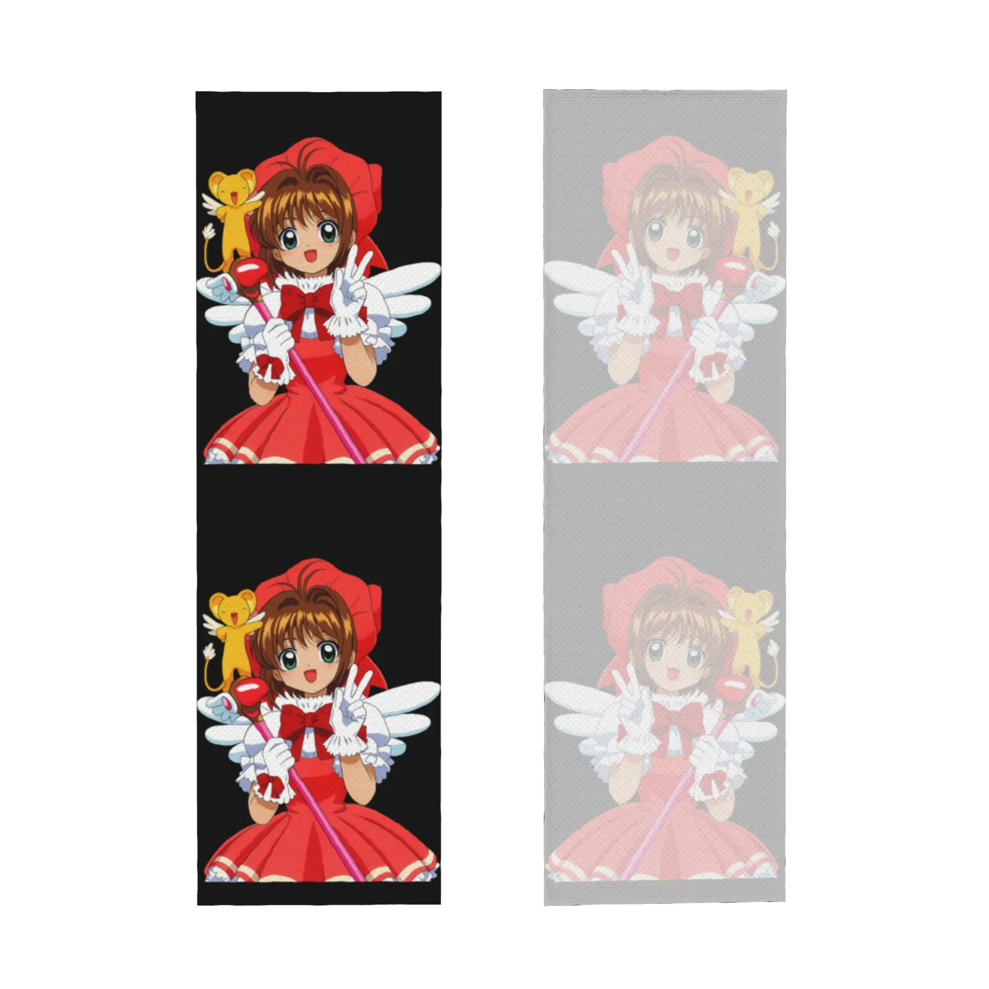 Cardcaptor Magical Girl Comics Sakura Cold Exercise Towel  Yoga And Fitness Running Outdoor Activities Travelling Camping Towels