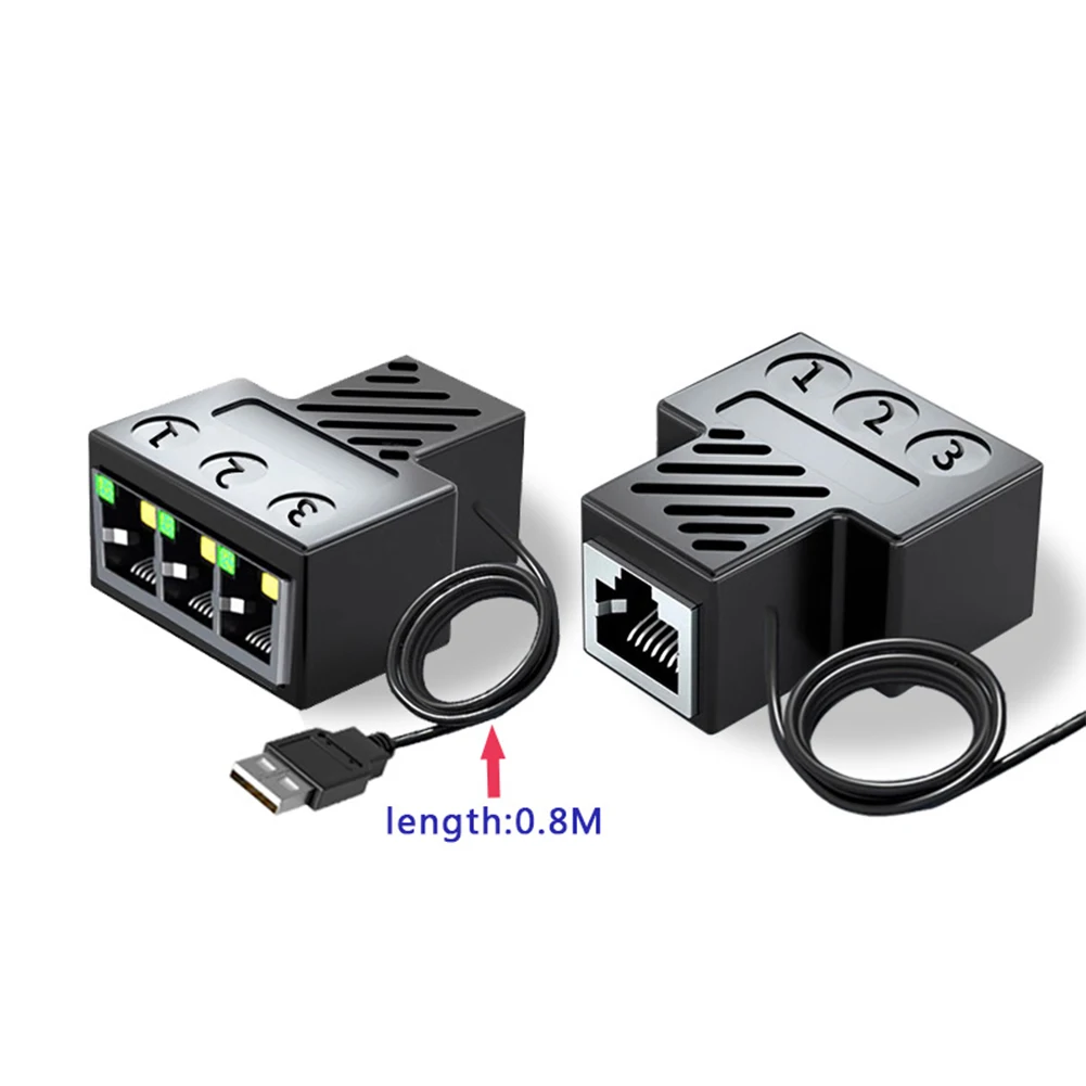 Multi Device Connection 1 To 3 Network Cable Home Networking Efficient Communication Solution High-usage Performance
