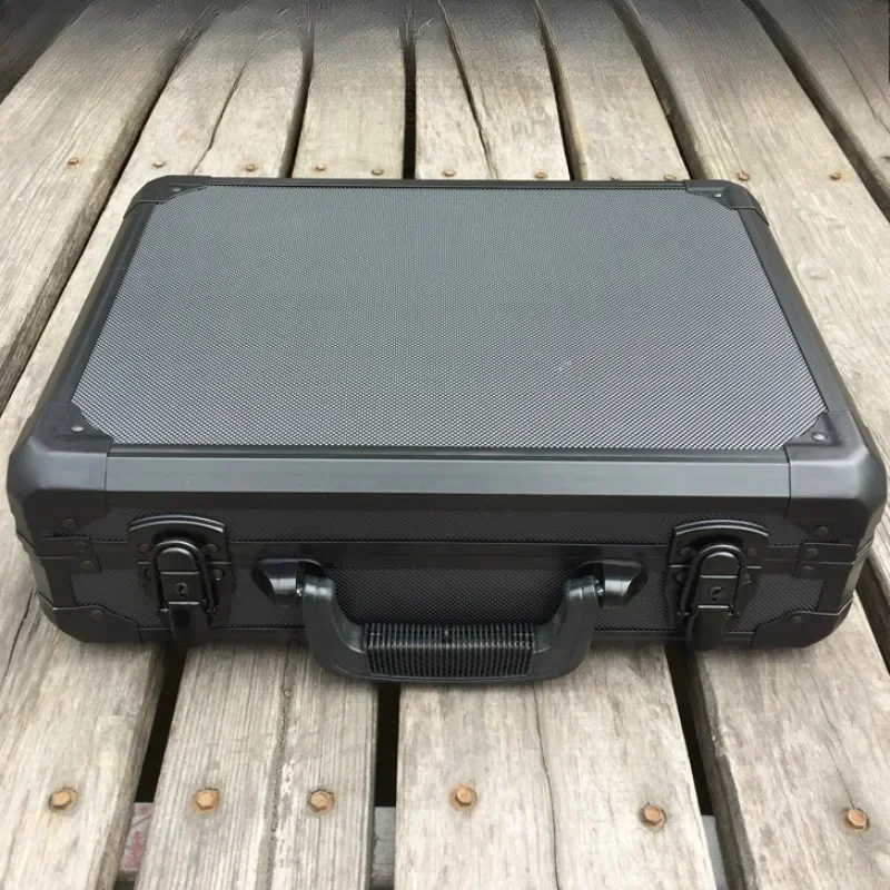 Portable Instrument Equipment Safety Protection Case Aluminum Alloy Frame Density Board Tool Storage Case Professional Suitcase