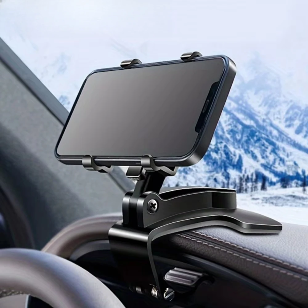 Universal Car Phone Holder For iPhone Samsung Xiaomi Stand Dashboard Car Clip Mount GPS Bracket Car Mobile Phone Support in Car image 2