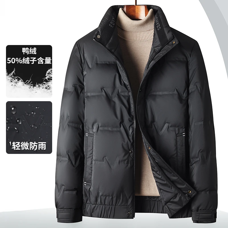 2024 new arrival winter jacket 90% white duck down jackets men,mens fashion thicken warm parkas high quality coat male clothing