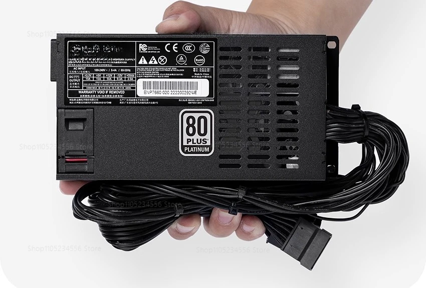 

7660B Flex ATX Power Supply 600W 500W 80 Plus Platinum Silent For NAS ITX PC