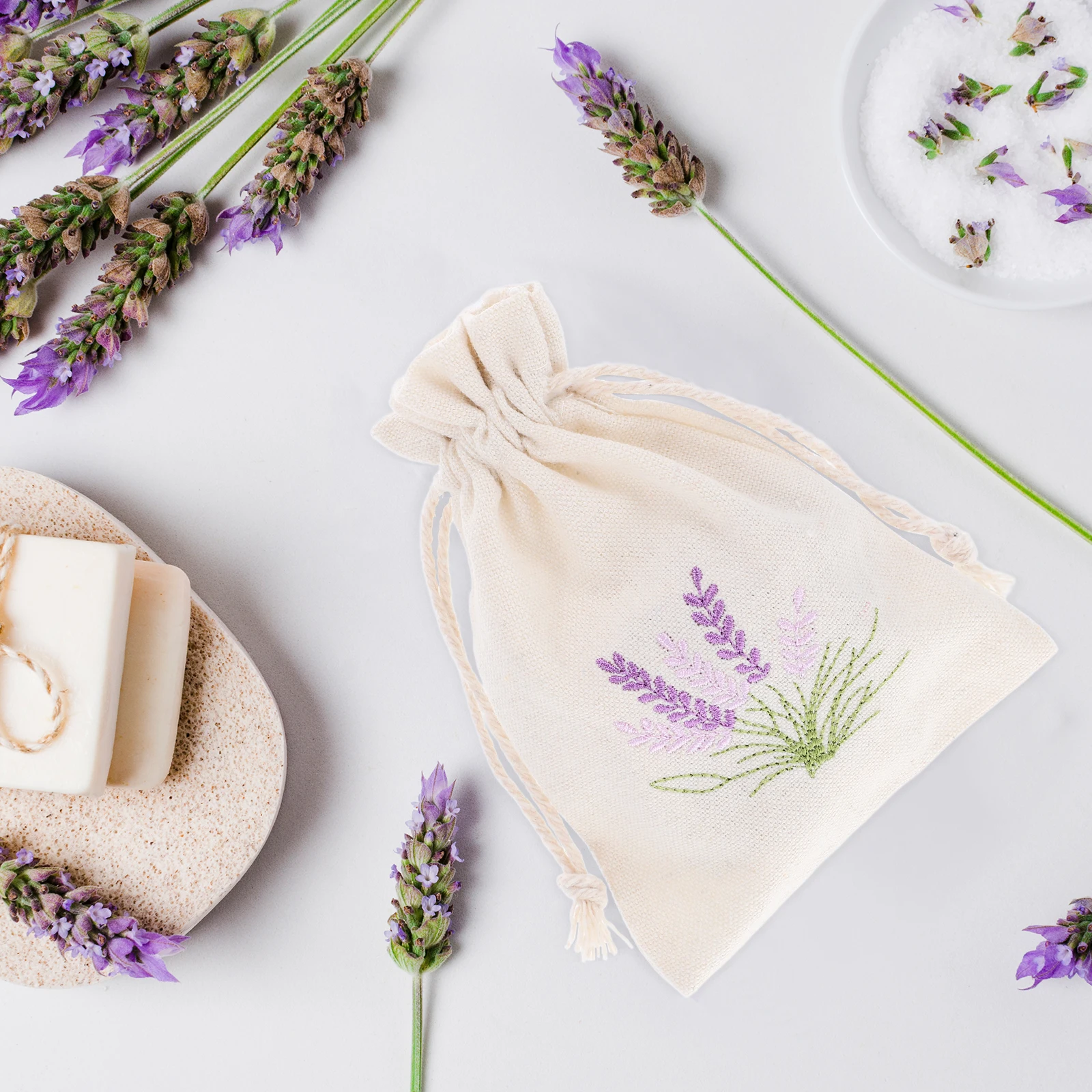 

12 Pcs Favors Gift Wrapping Bag Empty Fragrance Bagged Dry Lavender Packaging Bags