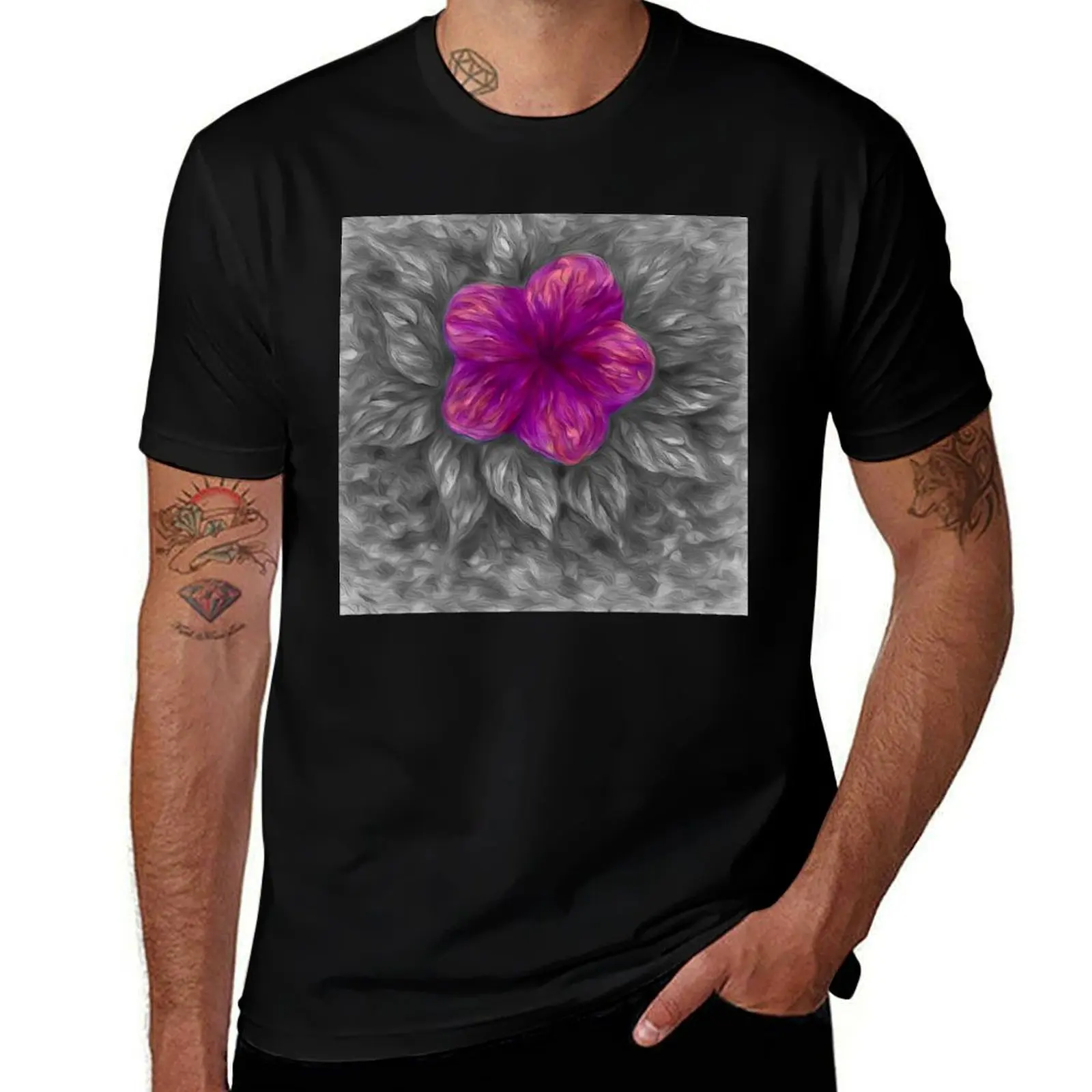

Petunia Flower Drawing Color Pop 2 T-Shirt street wear funny shirt cotton cotton graphic tees sports fans Short sleeve tee men