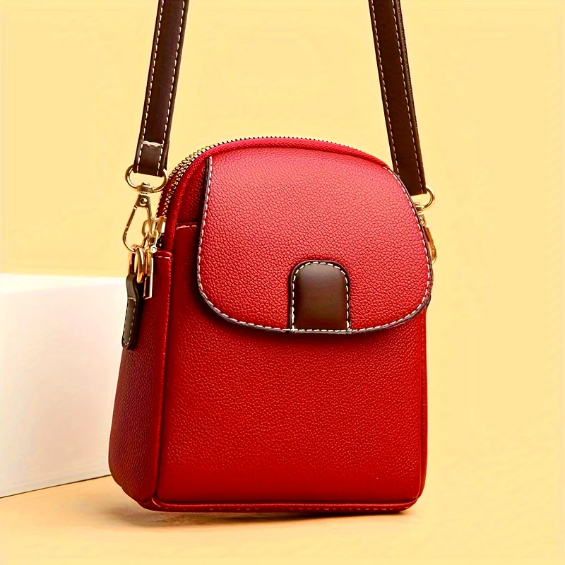 

Ladies' New Fashionable Leather Crossbody Bags, Casual Versatile Shoulder Bag, Suitable for Commuting Party Occasions
