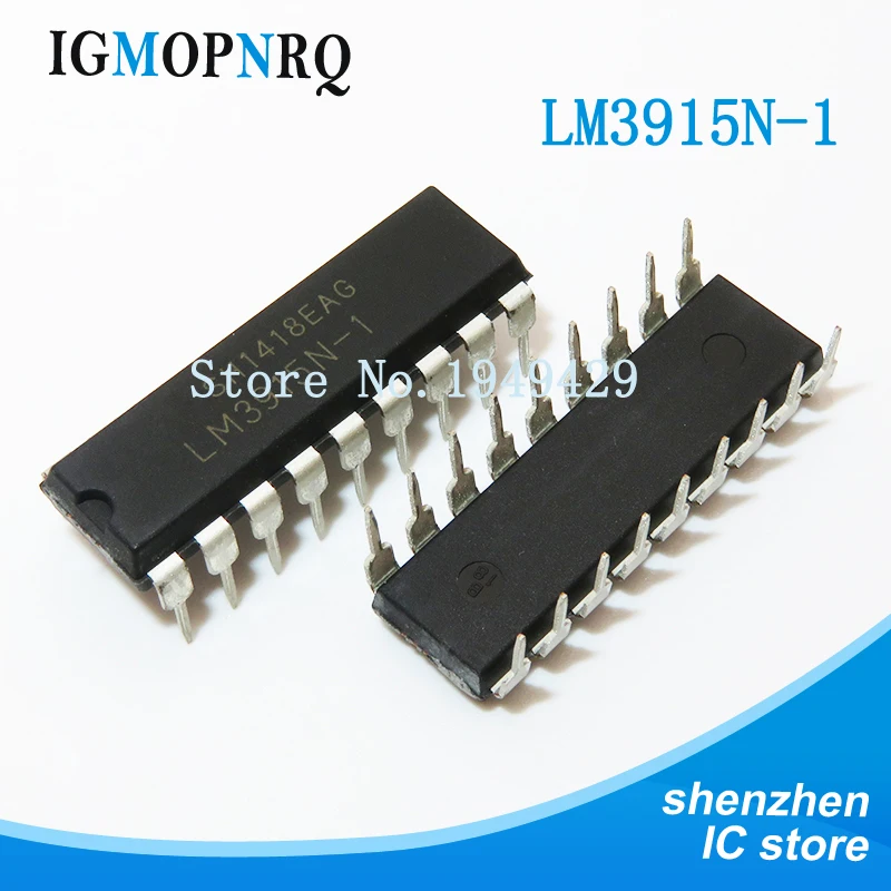 5PCS LM3915N-1 DIP18 LM3915-1 DIP LM3915N LM3915 DIP-18 new and  IC