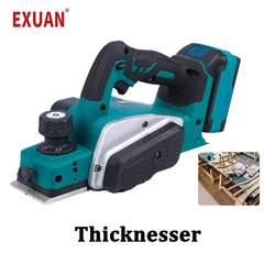 18V Rechargeable Electric Planer Electric Brush arpentry Router Wood Woodworking Trimming Cutting Machine Thicknesser Power Tool