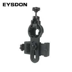 EYSDON adattatore fotografico per smartphone regolabile gamma di occhiali da 22 ~ 36mm per microscopio telescopico monoculare e binocolo