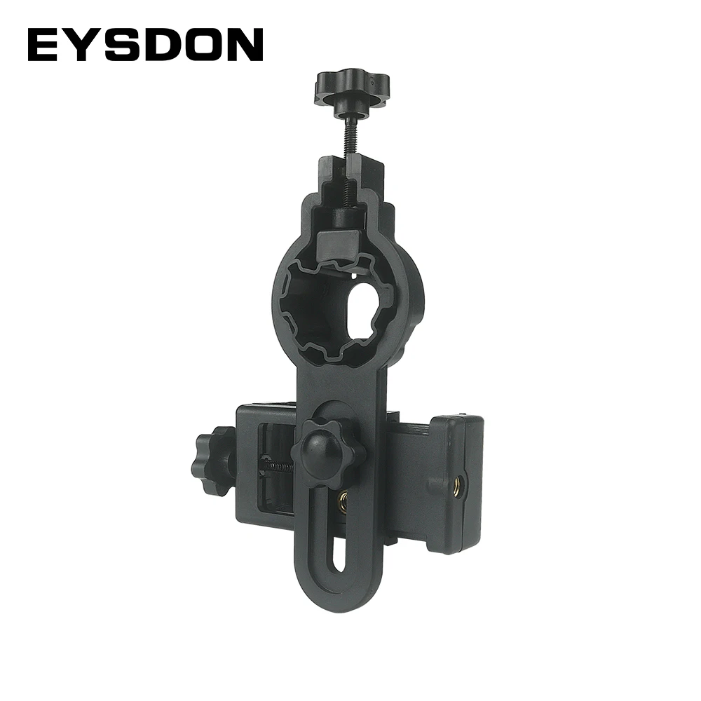 EYSDON Adjustable Smart Phone Photography Adapter 22~36mm Eyepiece Range for Telescope Microscope Monocular and Binoculars