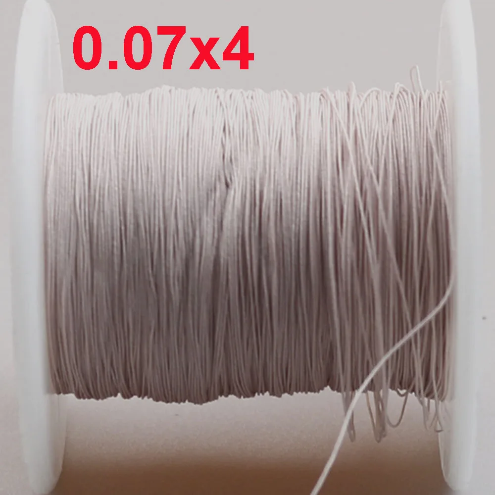 0.07x4 0.07x5 0 strands  Litz Wire Multi-strand Polyester silk wrapped wire Covered Wire Copper Wire