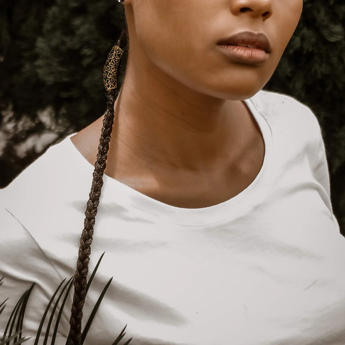 

Dreadlocks Braiding Beads Hair Cuffs Premium Anti Rust Long Short Curly Straight Hair Mats Ponytail Beard Braids Party