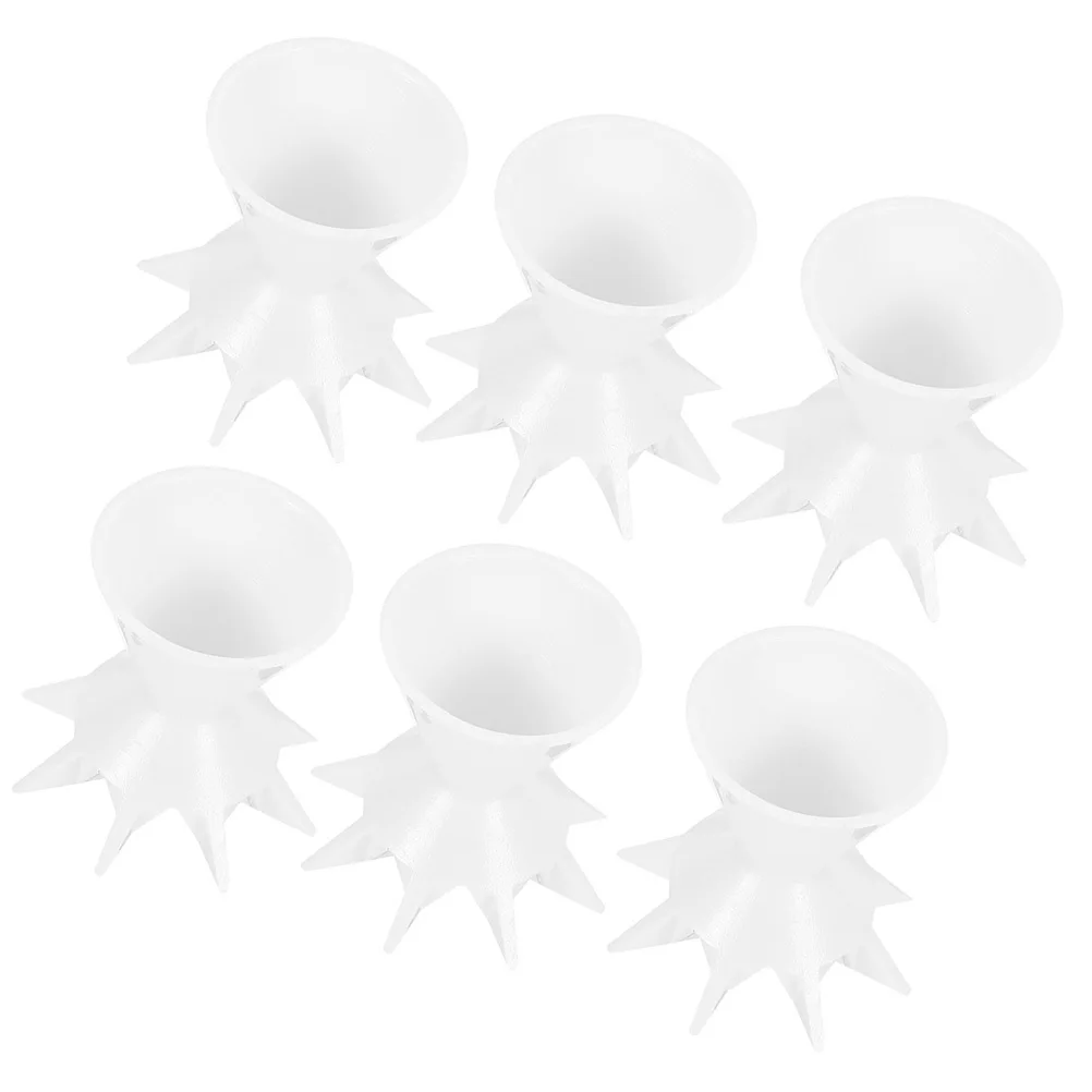 

6Pcs Silicone Painting Pouring Cups Reusable Fluid Art Cups for Pigment Mixing Pouring Tools Non-Stick Surface