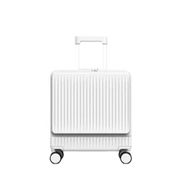 (013) Men's and women's suitcases 18-inch silent suitcase