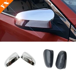 For Peugeot 108 2014-2024 Carbon Chrome Look Car Side Mirror Rear View Turning Mirror Sticker Cover Trim Decoration Accessories