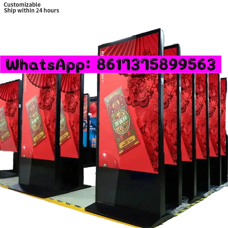 Pantalla de señalización digital, pantalla interior montada en la pared de 50 pulgadas, restaurante, TV Lcd, reproductor impermeable, señalización digital