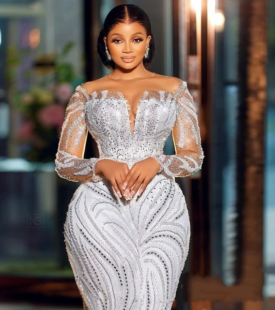 Crystal bridal dresses sales
