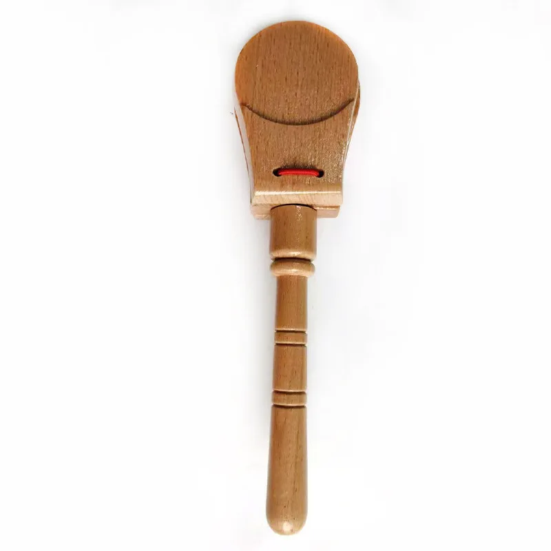 Orff Instrument Beech Wood Varnished Musical Set Music Castanet Maraca Tambourine Combo for Kids Music Education & Performance