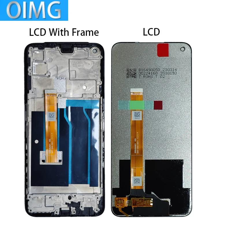 For OPPO Realme 7 5G LCD Display With Frame Touch Screen Panel Digitizer Replacement Parts RMX2111