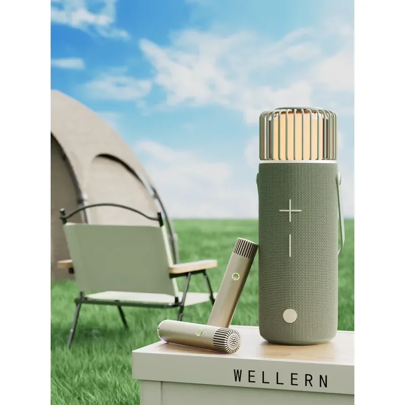 EE1 for  60W Outdoor Wireless Speaker 10000mAh Power Bank 5 in 1 Karaoke Mic Flame Light IPX6 Waterproof AUX