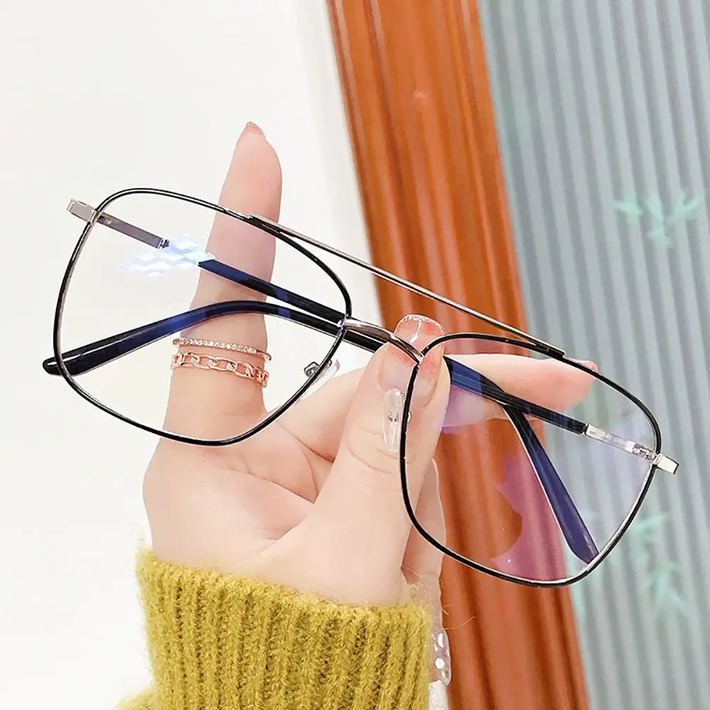 Beam Anti Radiation Glasses For Women Sale Anti Radiation Glass Blocking Glasses Metal Frame Spectacles Optical Glasses Eyewear