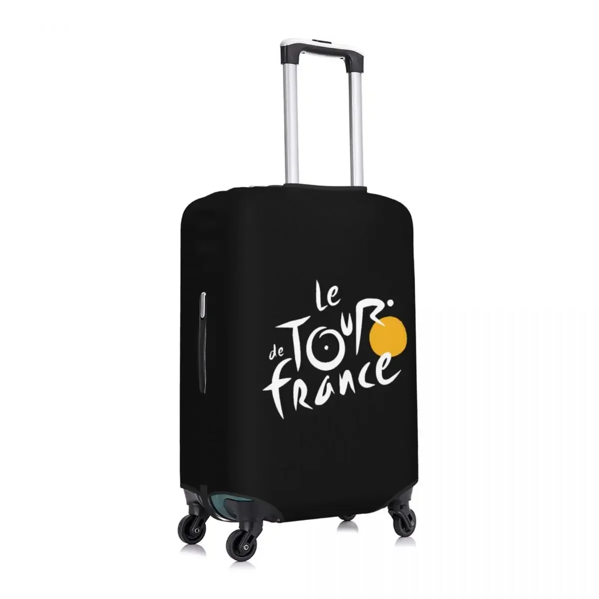 Custom Le Tour The France Travel Luggage Cover Elastic French Bicycle Suitcase  Protector Fit 18-32 Inch