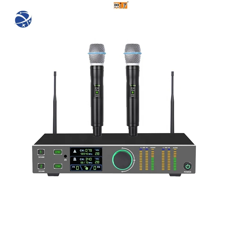 

TFT-200 0.96 inch IPS TFT display 2 channel wireless handheld hidden microphone