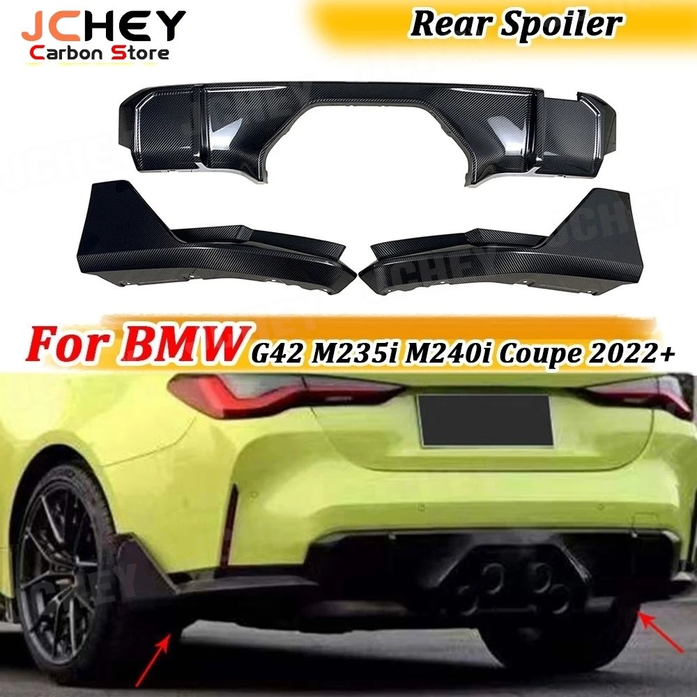 

For BMW 4 Series G82 G83 M4 2021 UP Body Kits Dry Carbon Fiber Rear Diffuser Lip Spoiler Splitters M Style FRP Car Styling