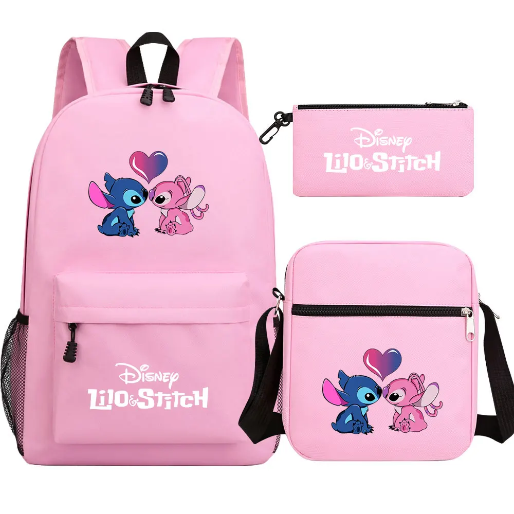 Stitch Backpacks 3D Cartoon School Bag For Boys Girls Backpacks Primary School Students Kids Mochilas