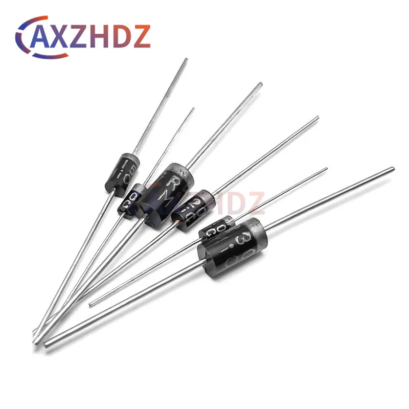 50PCS FR104 FR107 FR157 FR204 FR207 FR257 FR304 FR307 1A 1.5A 2A 2.5A 3A 400V 1000V DO41 DO15 DO27 Fast Recovery Rectifier Diode