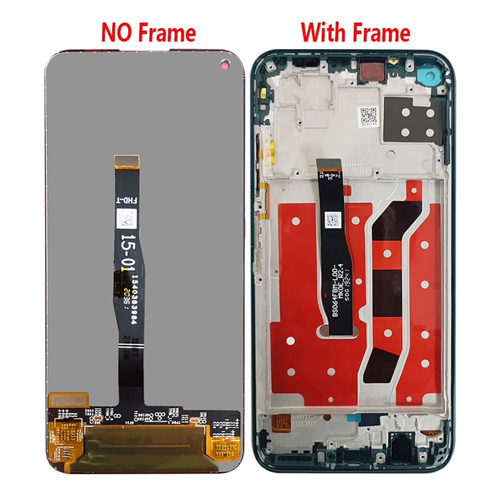 For Huawei P40 Lite JNY-LX1 LCD Display 10 Touch Screen Replacement For Nova 7i JNY-LX2, P 40 Lite Lcd Screen Nova 6 SE Display