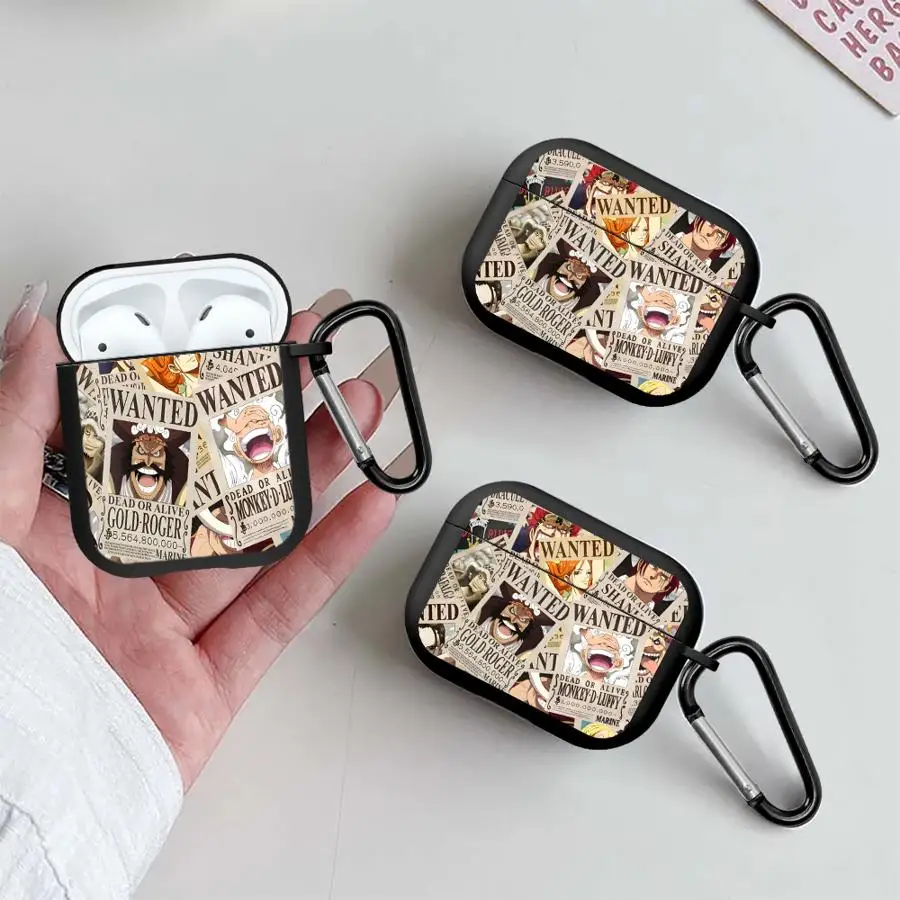 Kopfhörerhüllen Schutzhülle für Airpods 2 Pro Pro2 1 3 Pro3 4 O-One Piece Anime